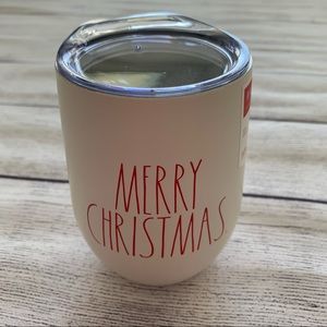 Rae Dunn Merry Christmas Insulated Wine Glass